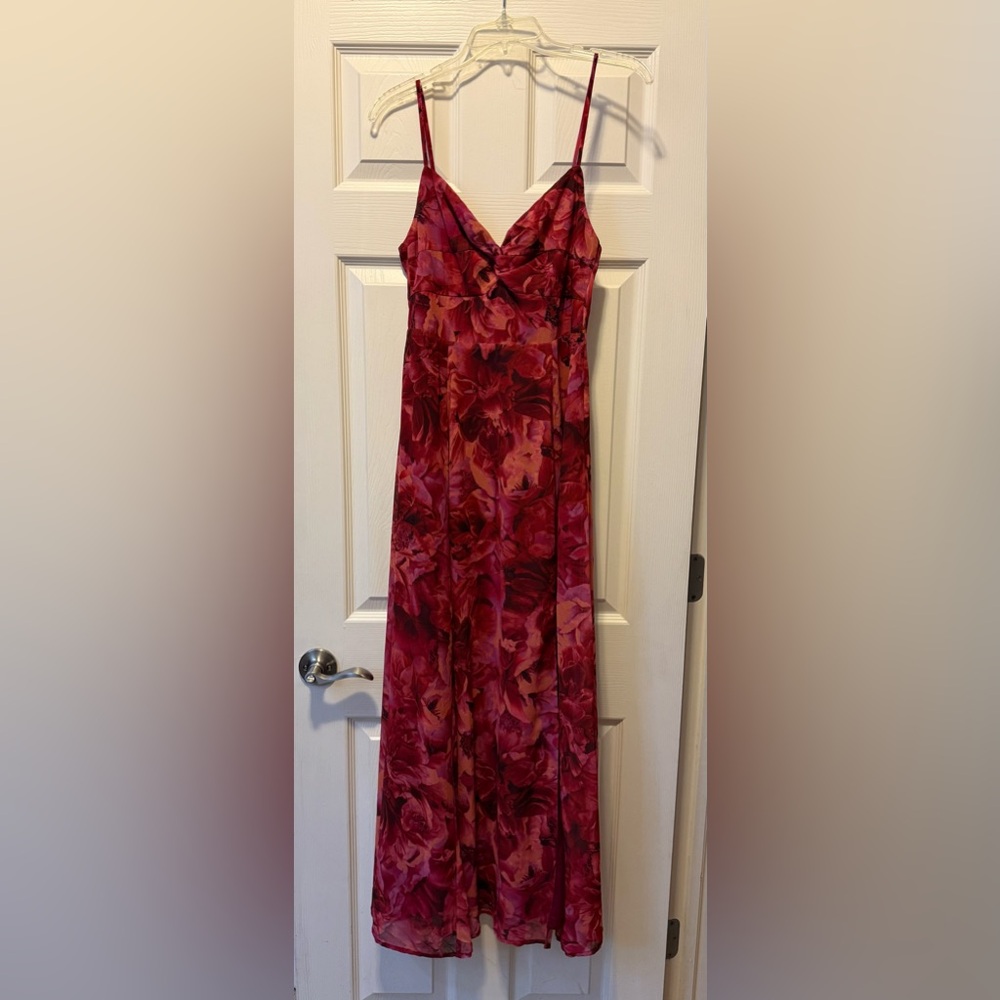 Lulu's Rich Red Maxi Dress
